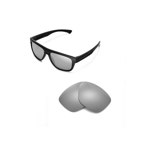 Walleva Titanium Polarized Replacement Lenses for Oakley Breadbox Sunglasses