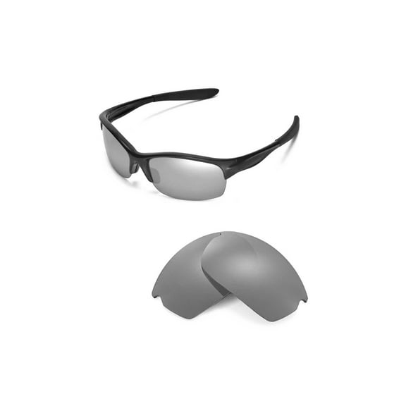 Walleva Titanium Polarized Replacement Lenses for Oakley Commit SQ Sunglasses