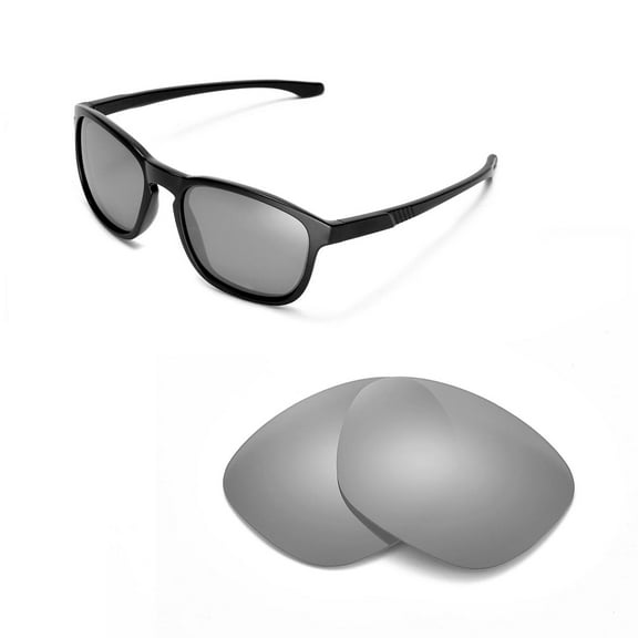 Walleva Titanium Polarized Replacement Lenses for Oakley Enduro Sunglasses
