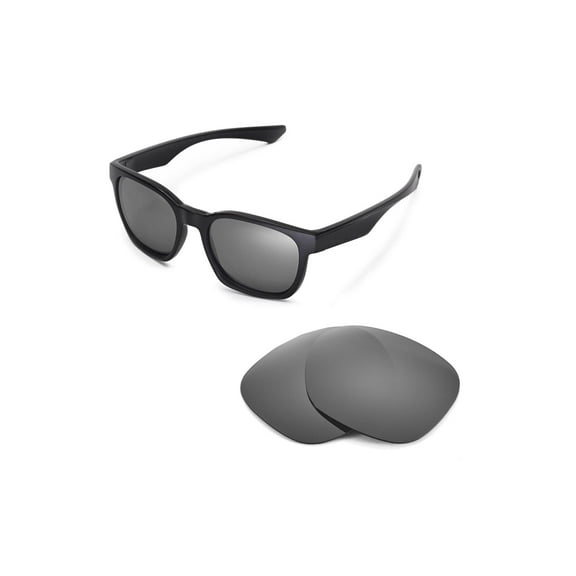Walleva Titanium Polarized Replacement Lenses for Oakley Garage Rock Sunglasses
