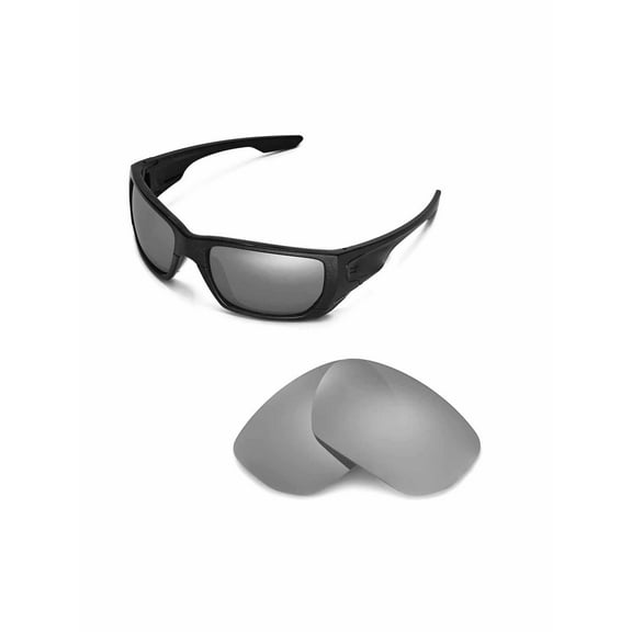 Walleva Titanium Polarized Replacement Lenses for Oakley Style Switch Sunglasses