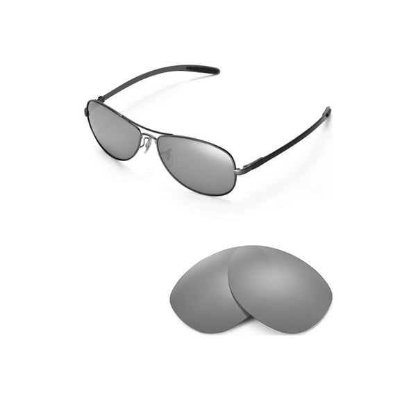 Walleva Titanium Polarized Replacement Lenses for Ray-Ban RB8301 59mm Sunglasses
