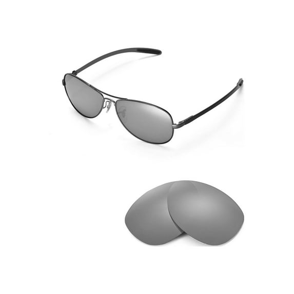 Walleva Titanium Polarized Replacement Lenses for Ray-Ban RB8301 59mm Sunglasses