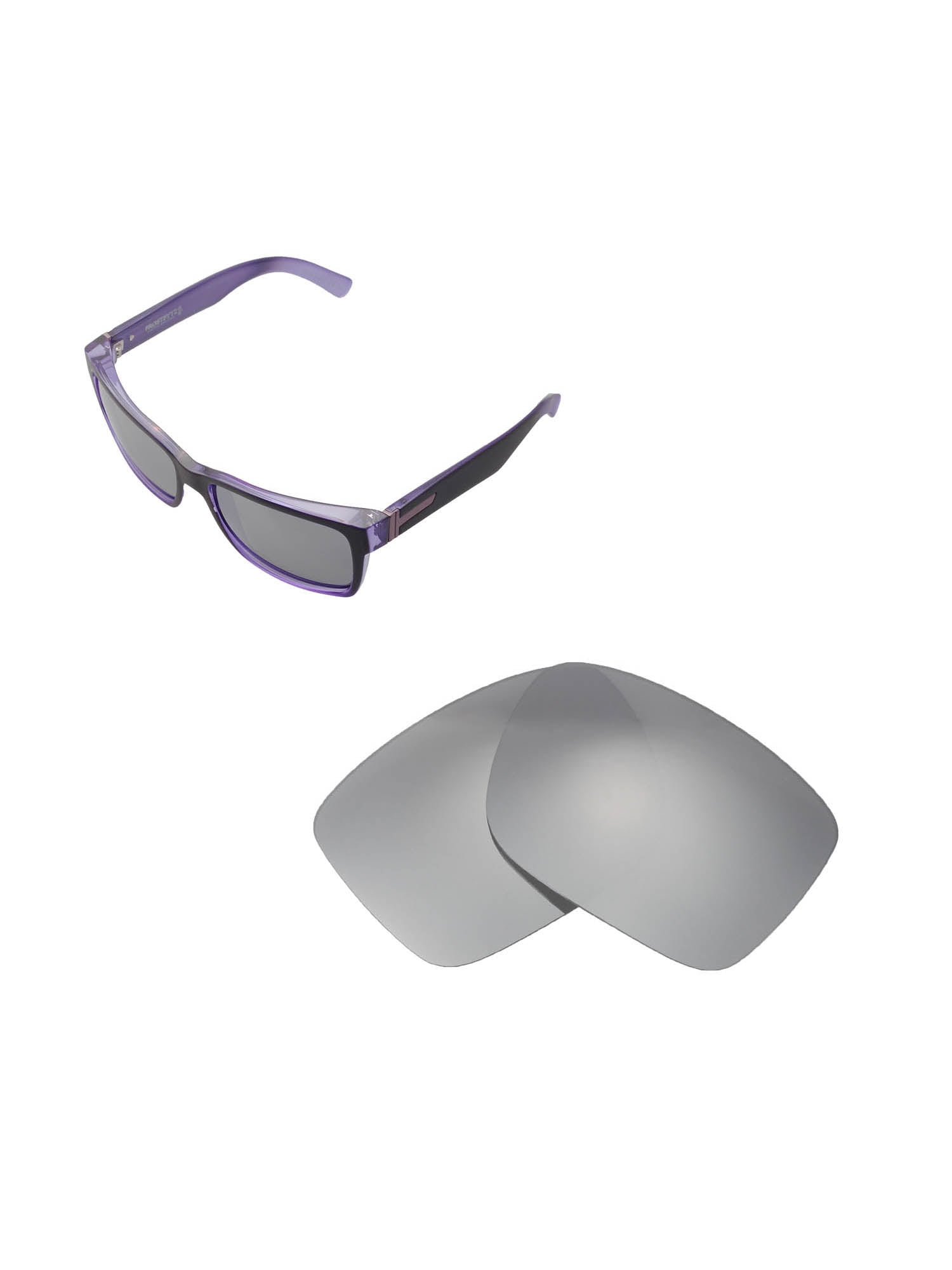 Walleva Brown Polarized Replacement Lenses for Oakley Holston