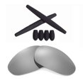 thumbnail image 1 of Walleva Titanium Replacement Lenses And Black Rubber Kit(Earsocks+Temple Socks) for Oakley Juliet Sunglasses, 1 of 4