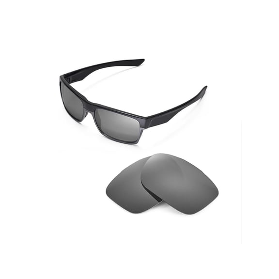 Walleva Titanium Replacement Lenses for Oakley TwoFace Sunglasses