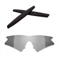 thumbnail image 1 of Walleva Transition/Photochromic Polarized Replacement Lenses And Black Earsocks For Oakley M Frame Sweep Sunglasses, 1 of 6