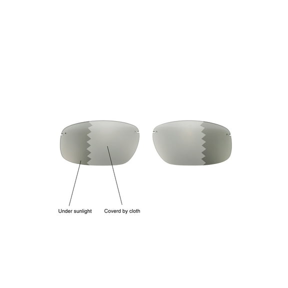 Walleva Transition/Photochromic Polarized Replacement Lenses for Maui Jim Ho'okipa Sunglasses