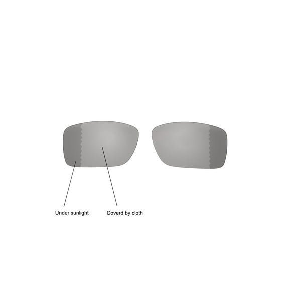 Walleva Transition/Photochromic Polarized Replacement Lenses for Oakley Conductor 6 Sunglasses