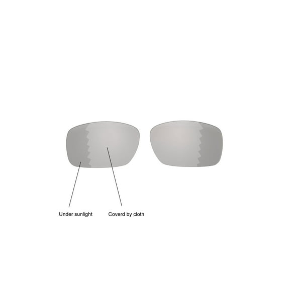 Walleva Transition/Photochromic Polarized Replacement Lenses for Oakley Drop Point Sunglasses