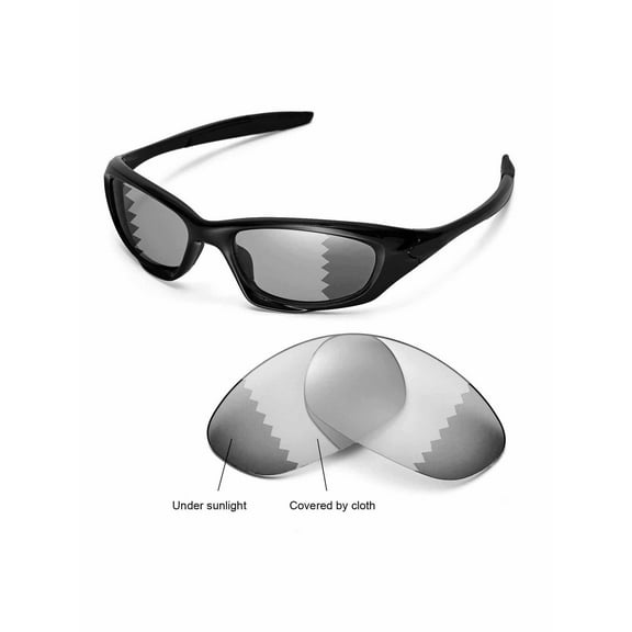 Walleva Transition/Photochromic Polarized Replacement Lenses for Oakley New Twenty (2012&After) Sunglasses