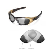 Walleva Transition/Photochromic Polarized Replacement Lenses for Oakley PIT BOSS II Sunglasses