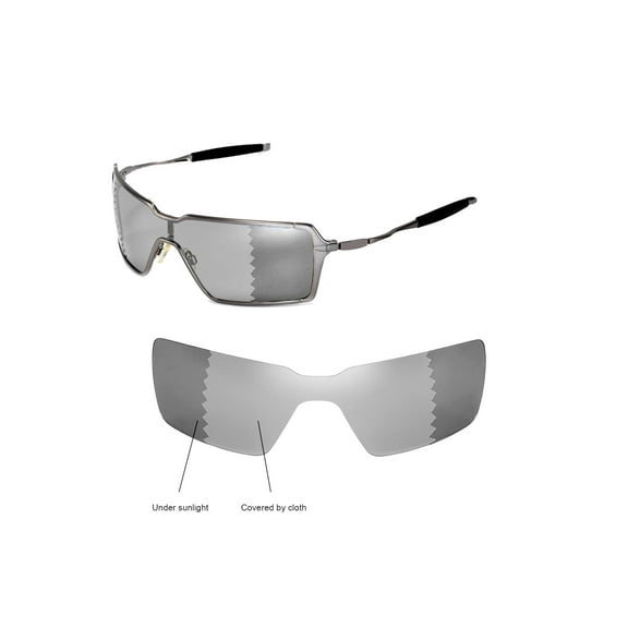 Walleva Transition/Photochromic Polarized Replacement Lenses for Oakley Probation Sunglasses