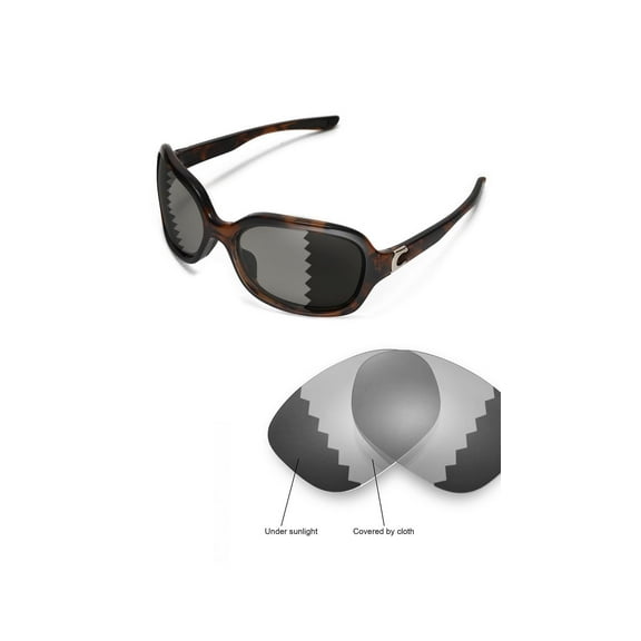 Walleva Transition/Photochromic Polarized Replacement Lenses for Oakley Pulse Sunglasses