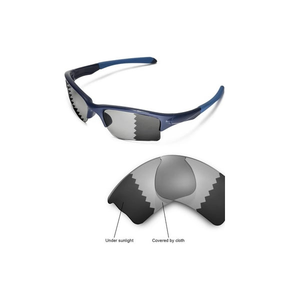 Walleva Transition/Photochromic Polarized Replacement Lenses for Oakley Quarter Jacket Sunglasses