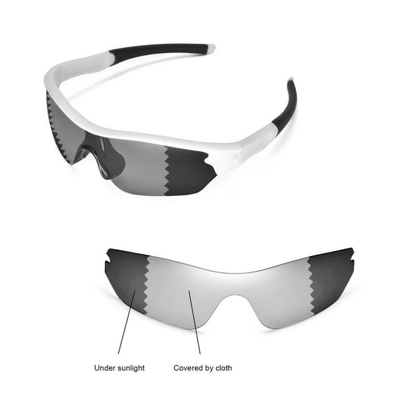 Walleva Transition/Photochromic Polarized Replacement Lenses for Oakley Radar Edge Sunglasses