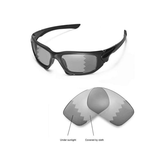 Walleva Transition/Photochromic Polarized Replacement Lenses for Oakley Scalpel Sunglasses