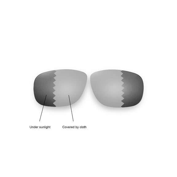 Walleva Transition/Photochromic Polarized Replacement Lenses for Ray-Ban RB4147 60mm Sunglasses