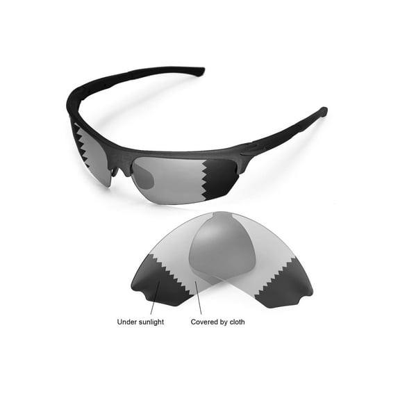 Walleva Transition/Photochromic Polarized Replacement Lenses for Rudy Project Noyz Sunglasses
