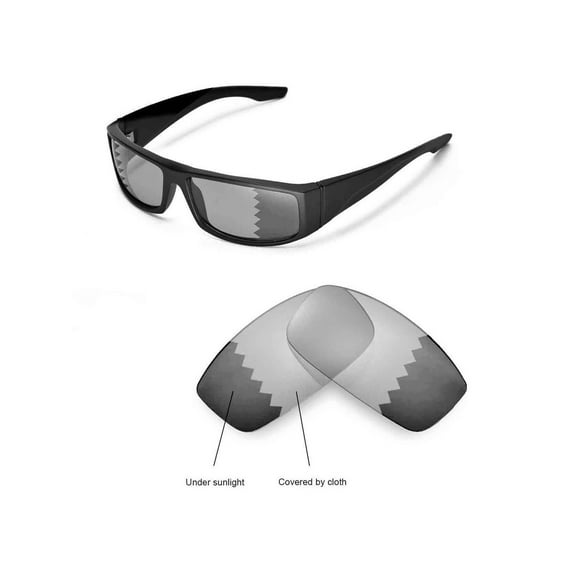 Walleva Transition/Photochromic Polarized Replacement Lenses for Spy Optic Cooper Sunglasses