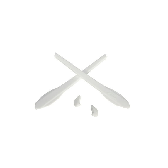 Walleva White Rubber Kit For Oakley Flak 2.0/Flak 2.0 XL Sunglasses