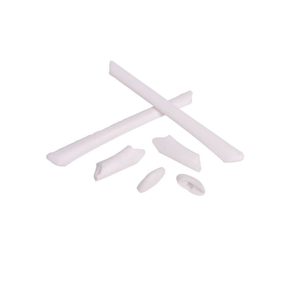 Walleva White Rubber Kit for Oakley Half Jacket/Half Jacket XLJ Sunglasses