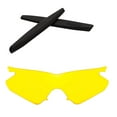 thumbnail image 1 of Walleva Yellow Replacement Lenses And Black Earsocks For Oakley M Frame Heater Sunglasses, 1 of 6