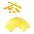 thumbnail image 1 of Walleva Yellow Replacement Lenses And Rubber Kit for Oakley Flak Jacket XLJ Sunglasses, 1 of 5