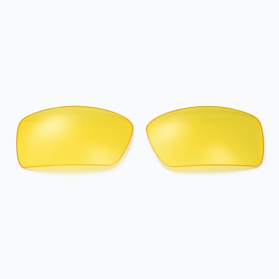 Walleva Yellow Replacement Lenses for Oakley Gascan Sunglasses