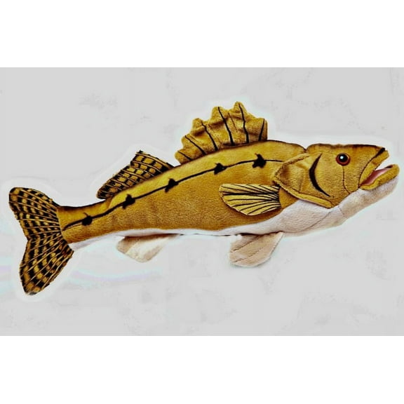 Walleye - 10 inch Cabin Critters Stuffed Animal - Freshwater Fish Collection