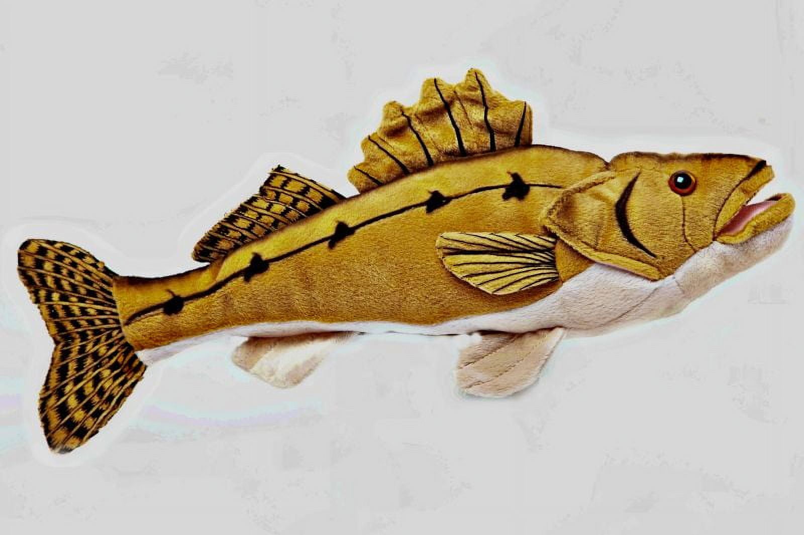 Walleye 17 inch Cabin Critters Stuffed Animal Freshwater Fish Collection