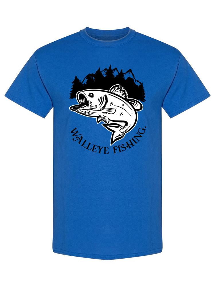Walleye Fishing T-Shirt Women -SPIdeals Designs, Female Large