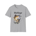 thumbnail image 1 of Walleye Unisex Softstyle T-Shirt, Fish shirt, Lake Tee, Fishing, 1 of 6