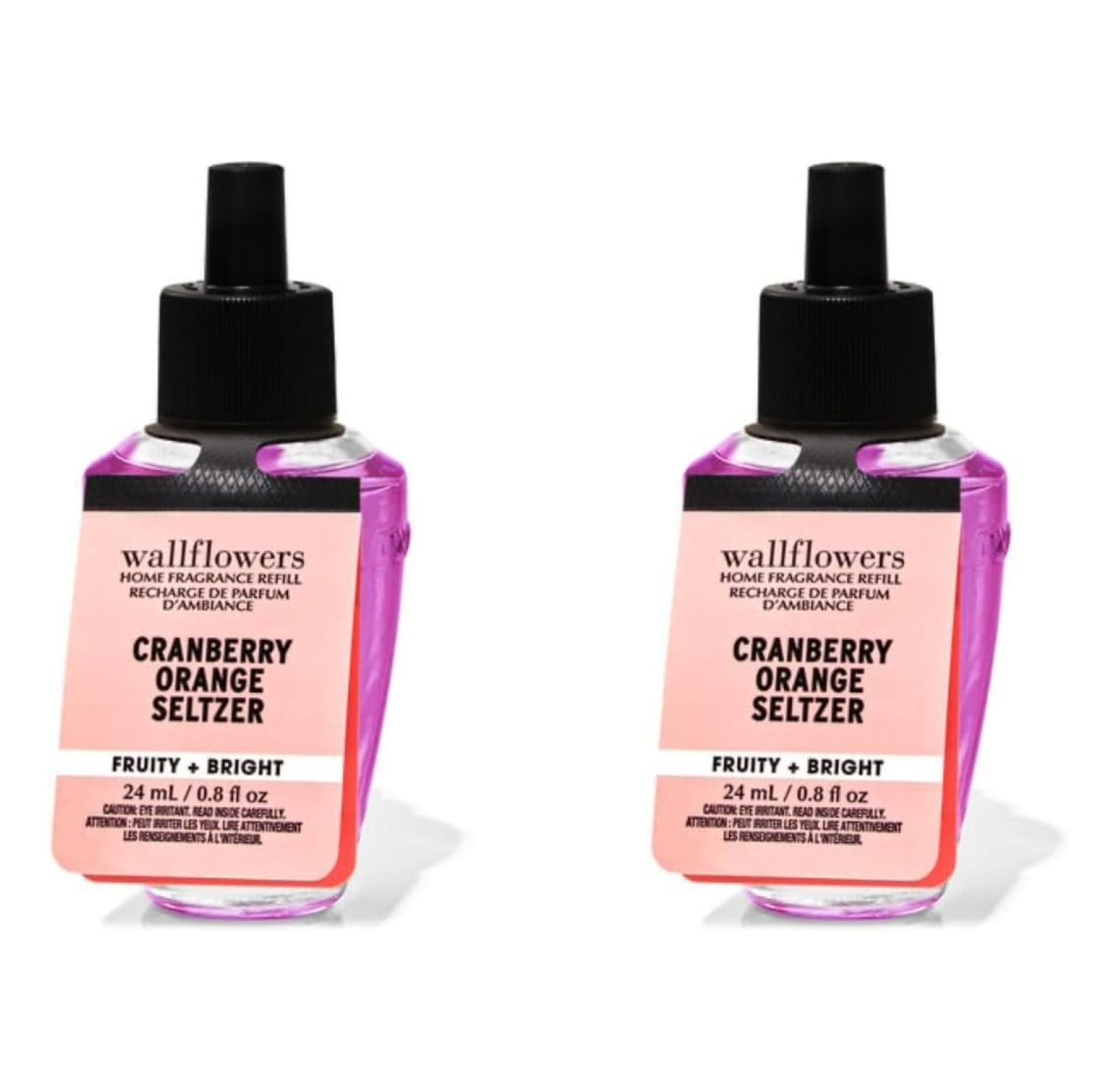 Wallflowers Home Fragrance Plugin Refills, Cranberry Orange Seltzer (2