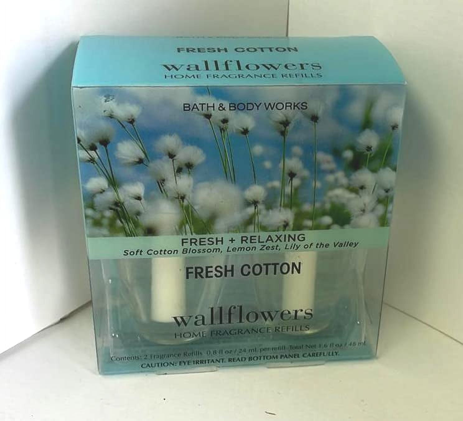 Wallflowers Home Fragrance Refill Bulbs Fresh Cotton 2 Pack