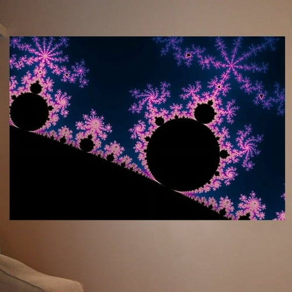 Wallhogs Backlund Electric Blossom Wall Mural