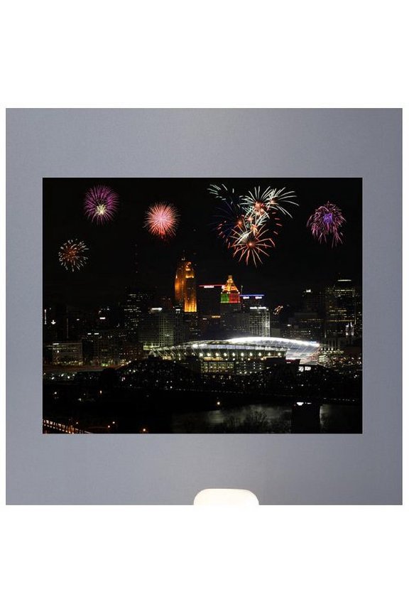 Batie Paul Stadium with Fireworks Wall Mural