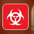 thumbnail image 1 of Wallhogs Biohazard II Sign Wall Decal, 1 of 2
