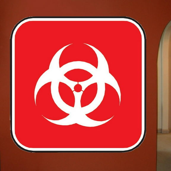 Wallhogs Biohazard II Sign Wall Decal