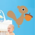 thumbnail image 1 of Wallhogs Bui Squirrel Cutout Wall Decal, 1 of 2