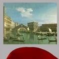 thumbnail image 1 of Wallhogs Canaletto The Rialto Bridge (18th) Poster Wall Mural, 1 of 2