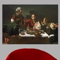 thumbnail image 1 of Wallhogs Caravaggio The Supper at Emmaus (1601) Poster Wall Mural, 1 of 2