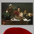 thumbnail image 1 of Wallhogs Caravaggio The Supper at Emmaus (1601) Poster Wall Mural, 1 of 2