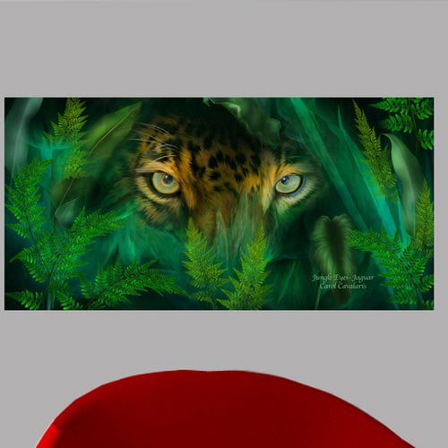 Wallhogs Cavalaris Jungle Eyes Jaguar Wall Mural
