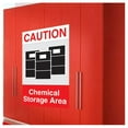 thumbnail image 1 of Wallhogs Chemical Storage Sign Wall Mural, 1 of 2
