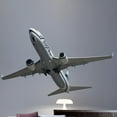 thumbnail image 1 of Wallhogs Chibi Alaska Air 737 Flyover Cutout Wall Decal, 1 of 2