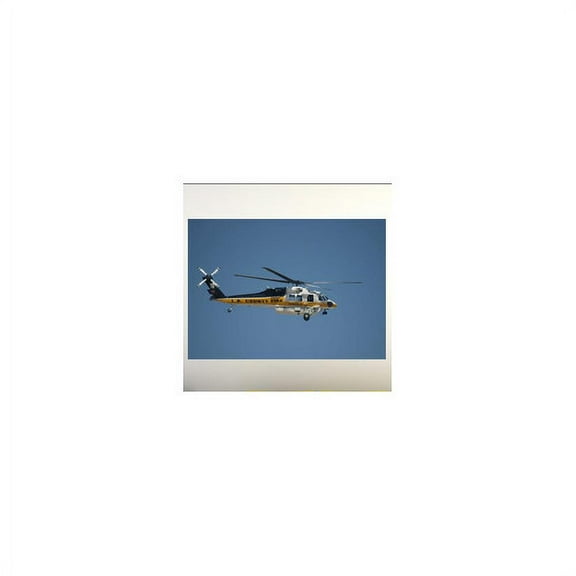 Wallhogs Chibi LACoFD Copter Wall Mural