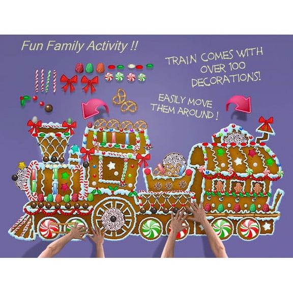 Wallhogs Decorate Me! Train Wall Decal