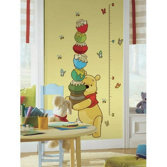 Wallhogs Disney Pooh Growth Chart Wall Decal
