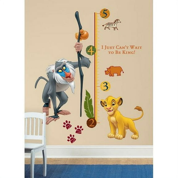 Wallhogs Disney The Lion King Growth Chart Wall Decal